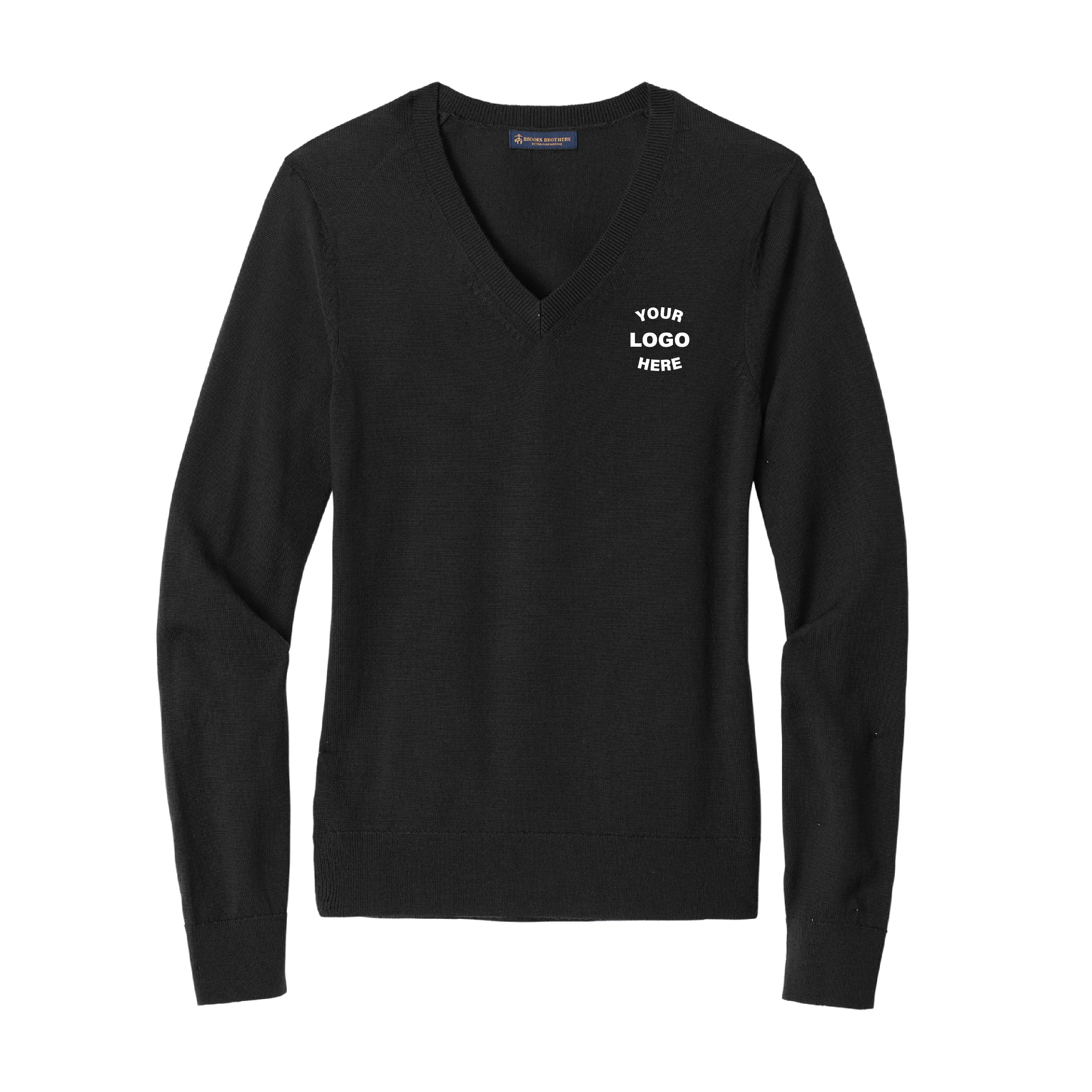 Brooks Brothers Women's Washable Merino V-Neck Sweater
